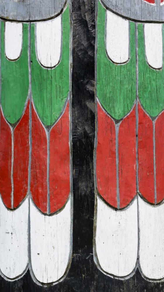 Washington State, Neah Bay Detail of a totem